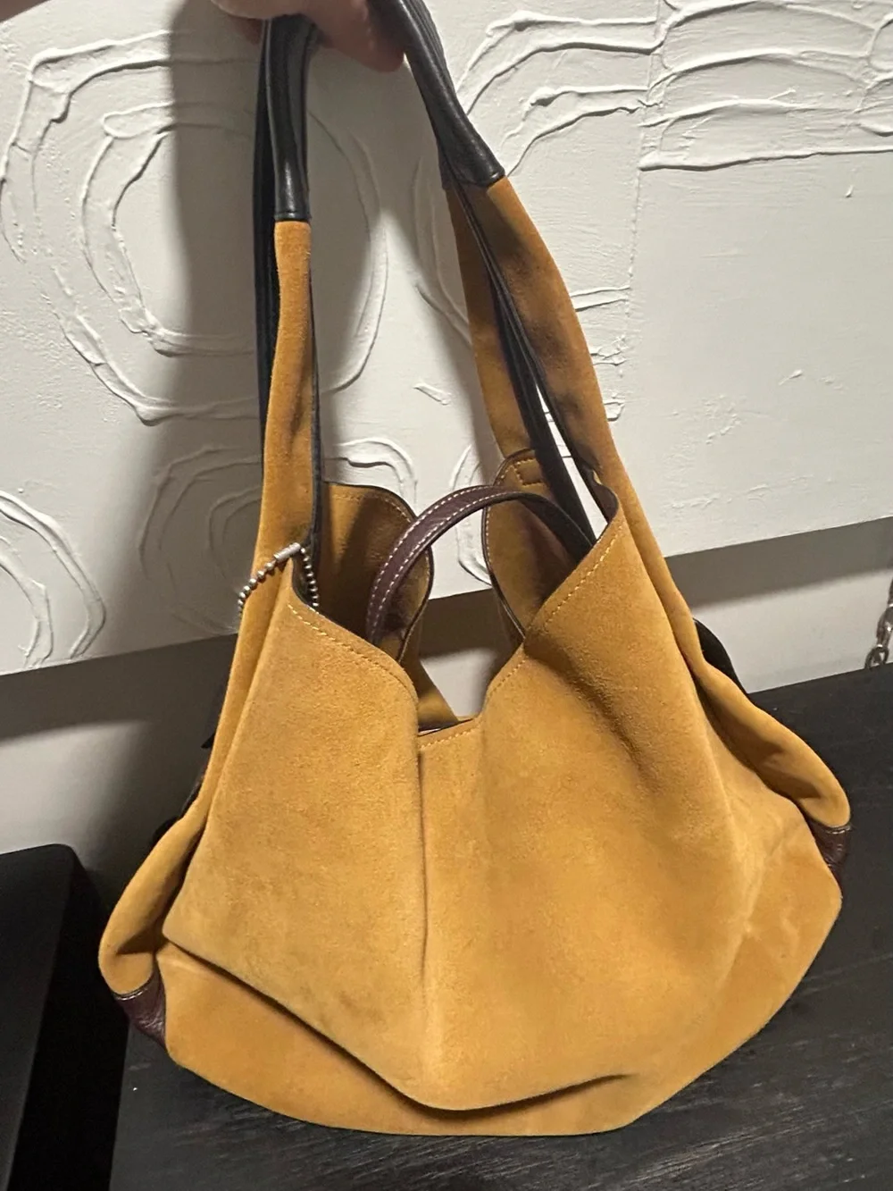 COACH Suede Hobo Bag
